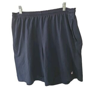 Vintage Champion Shorts Mens XL 90s Gym Athletic Gym Blue White Red Logo